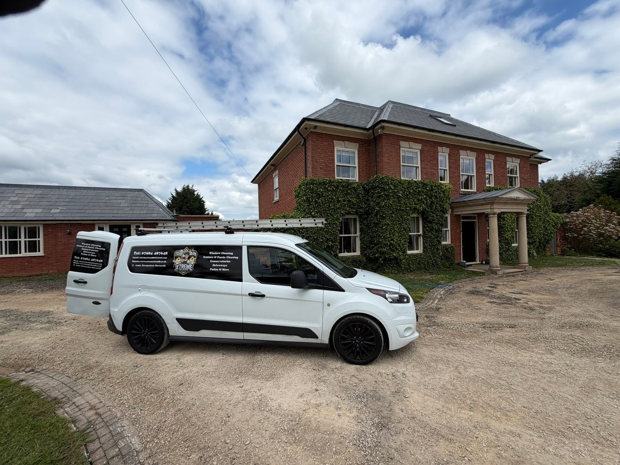 Xtreme Clean exterior cleaning job in the Kidderminster area