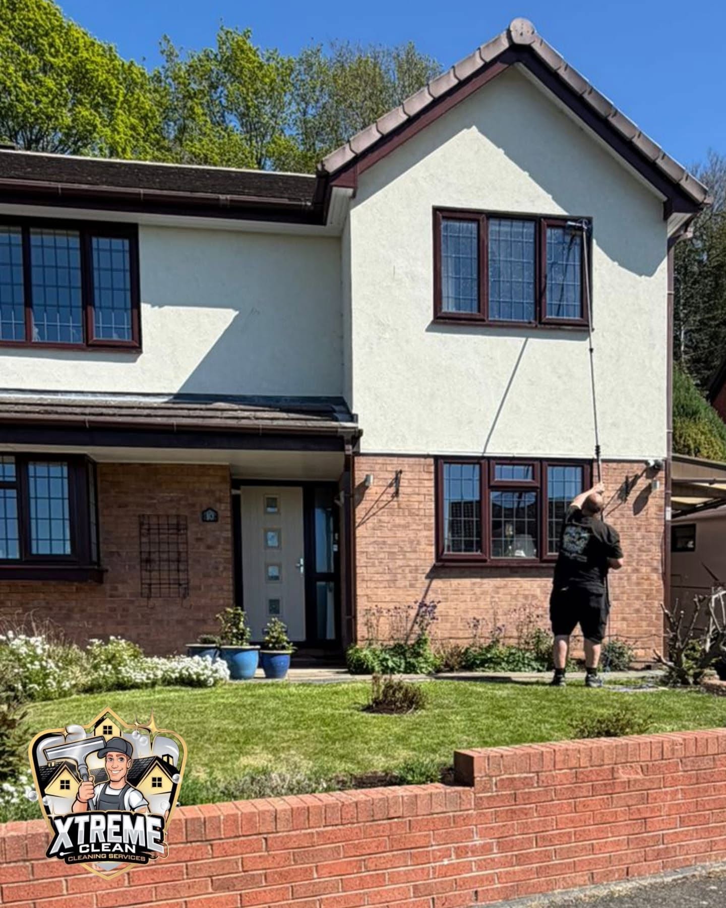 Exterior cleaning job by Xtreme Clean, Kidderminster and Worcestershire